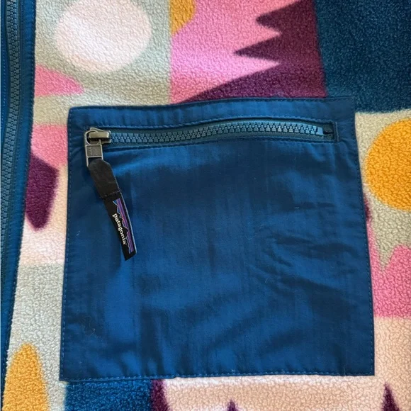 Patagonia Synchilla Full Zip Fleece Jacket in Frontera/Marble Ladies Large - Picture 3 of 6